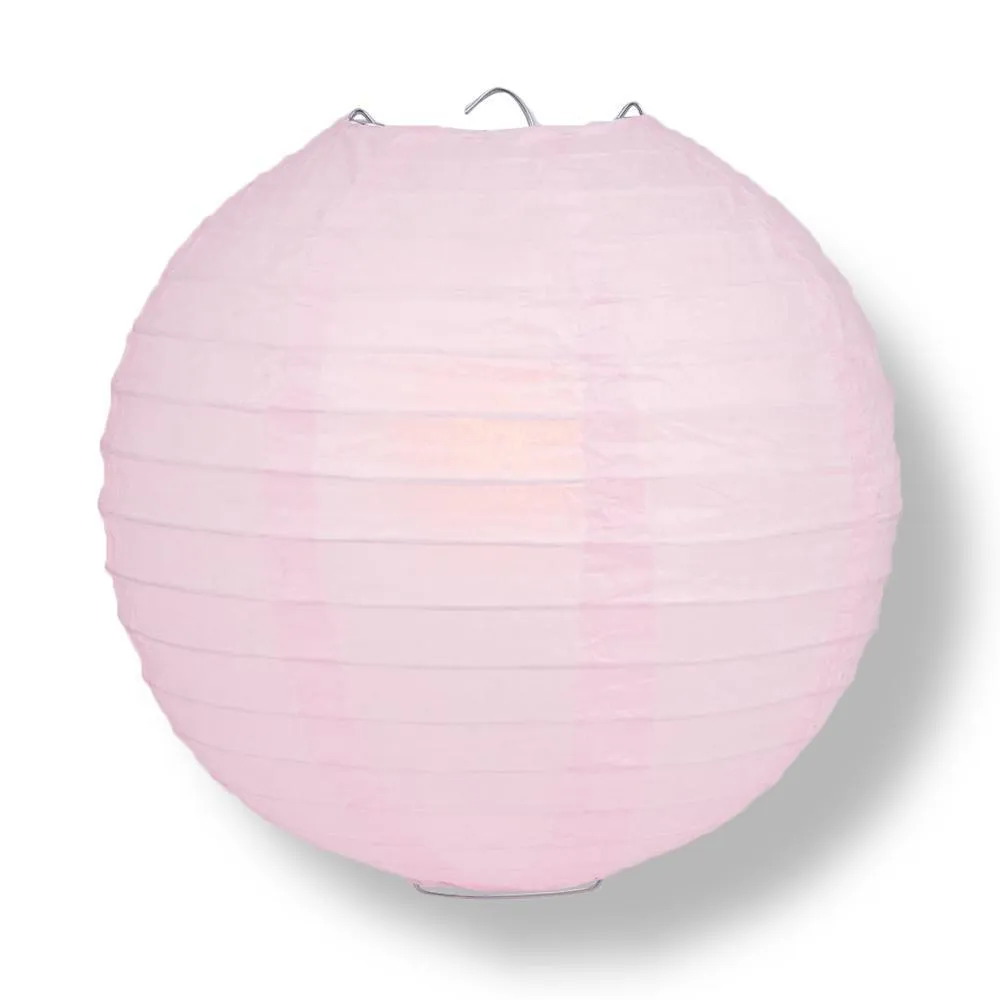 14 Inch Liberty Print Fuchsia Rose Floral Pattern 6pc Paper Lantern Party Pack