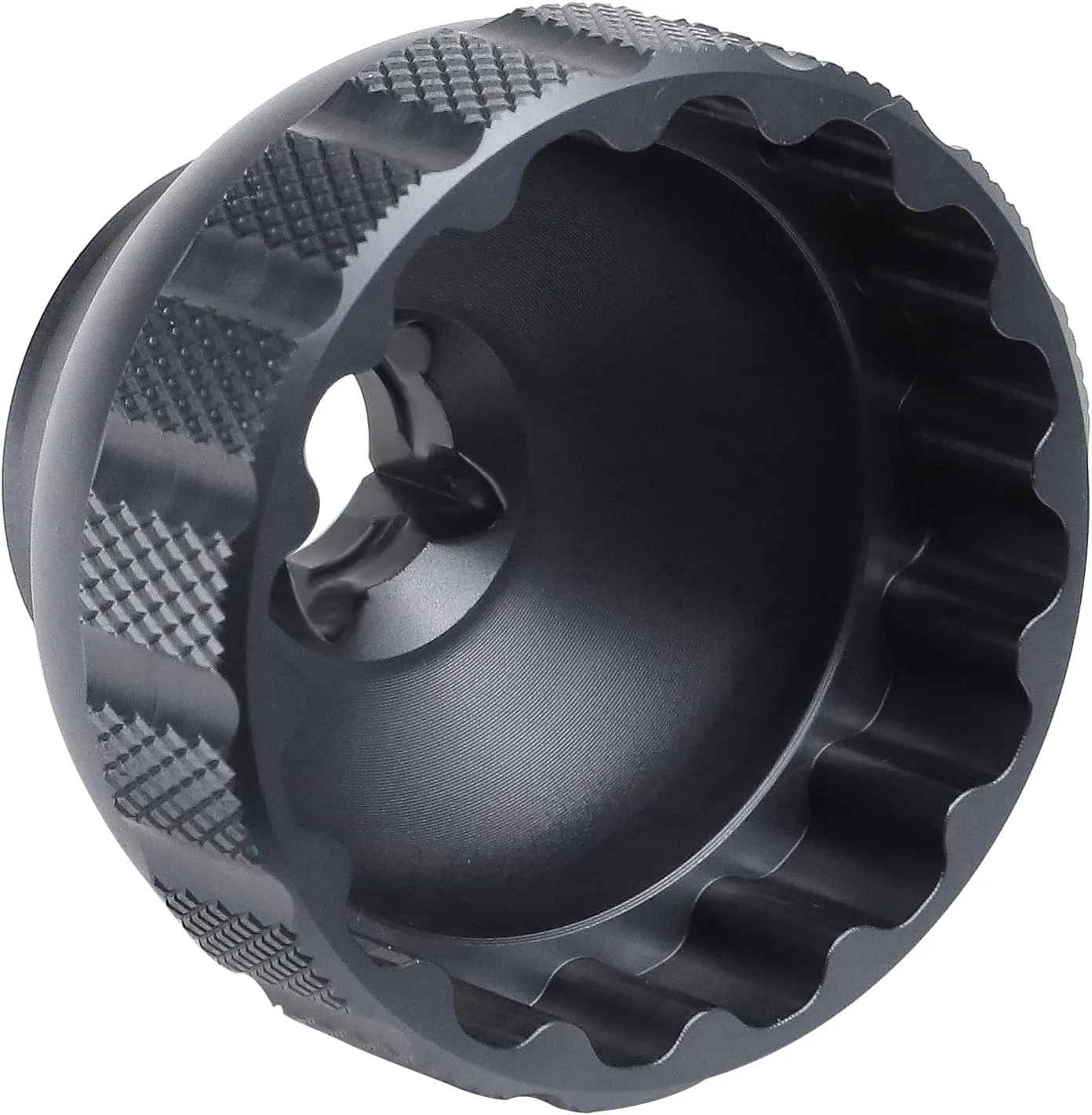 16-Notch Bottom Bracket Tool Bottom Compatible with Shimano BBR60, MT-800, etc.-Black(Compatible with BBT-59.2)