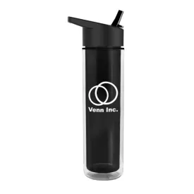 16 Oz. Chiller Insulated Bottle - Flip Straw Lid FC (Q652722)
