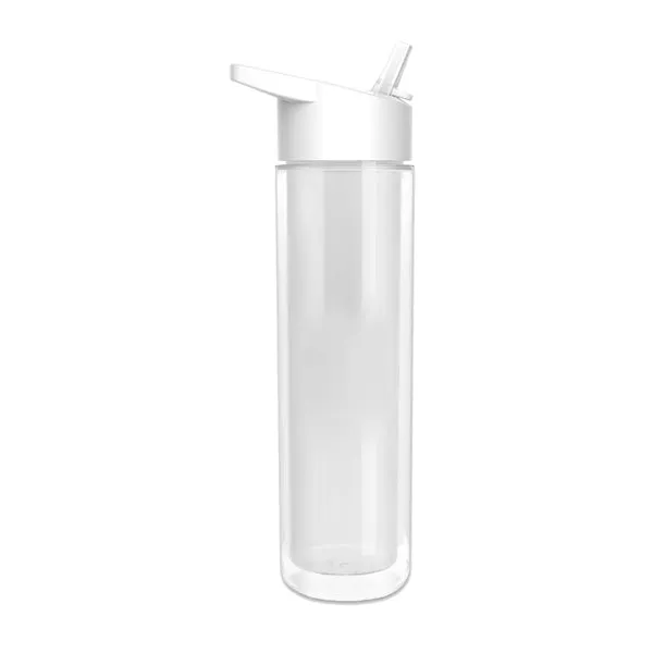16 Oz. Chiller Insulated Bottle - Flip Straw Lid FC (Q652722)
