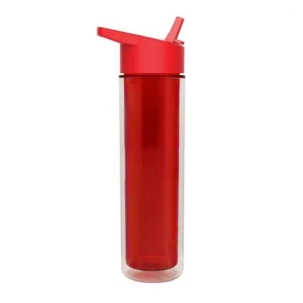16 Oz. Chiller Insulated Bottle - Flip Straw Lid (Q782722)