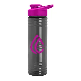 24 Oz. Slim Fit UpCycle RPET Bottles - Drink-Thru Lid (Q191722)