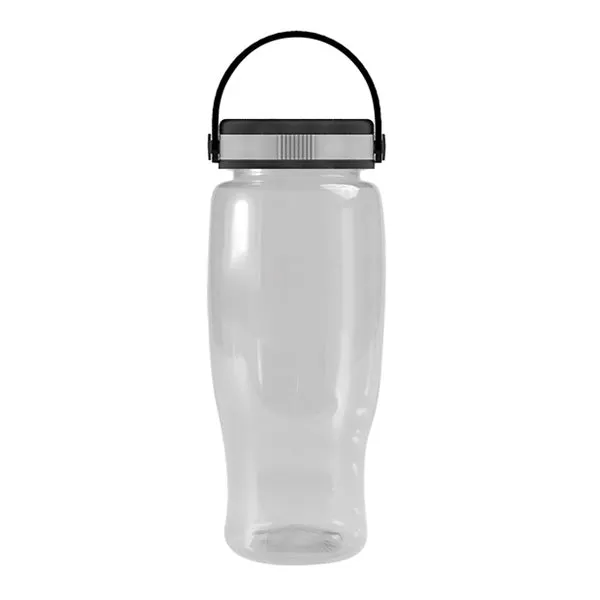 27 Oz. Poly-Pure Transparent Bottle - EZ-Grip Lid (Q212722)