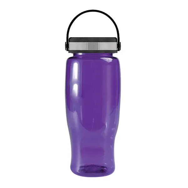 27 Oz. Poly-Pure Transparent Bottle - EZ-Grip Lid (Q212722)