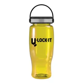 27 Oz. Poly-Pure Transparent Bottle - EZ-Grip Lid (Q212722)
