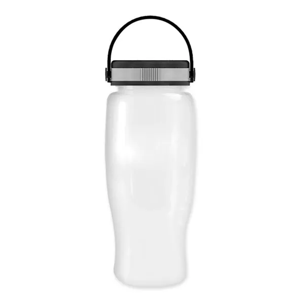 27 Oz. Poly-Pure Transparent Bottle - EZ-Grip Lid (Q212722)