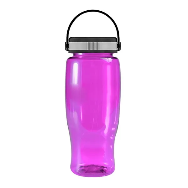 27 Oz. Poly-Pure Transparent Bottle - EZ-Grip Lid (Q212722)