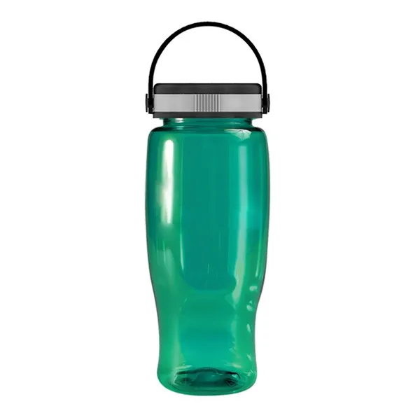 27 Oz. Poly-Pure Transparent Bottle - EZ-Grip Lid (Q212722)