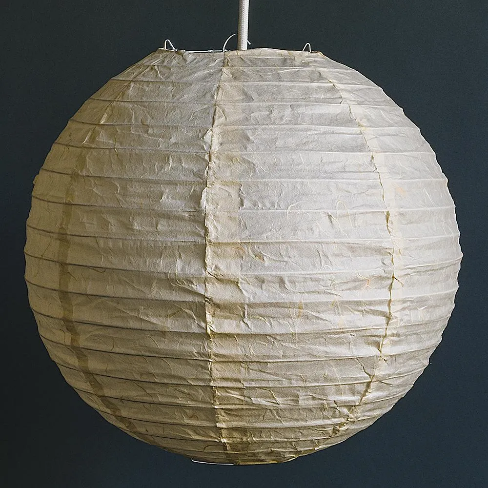 3-Pack 12" Cloud Dragon Japanese Kozo Unryu Fibrous Paper Lantern Shade