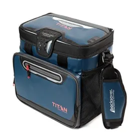 Arctic Zone Titan Deep Freeze 16 Can Zipperless Cooler, Blue