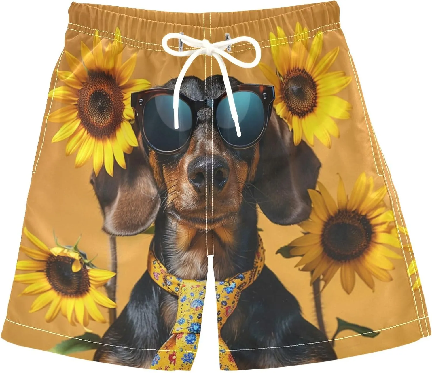 Black and White Cow Print Boys Beach Shorts Swim Trunks Toddler Bathing Suit Swimsuit Kids Swimwear