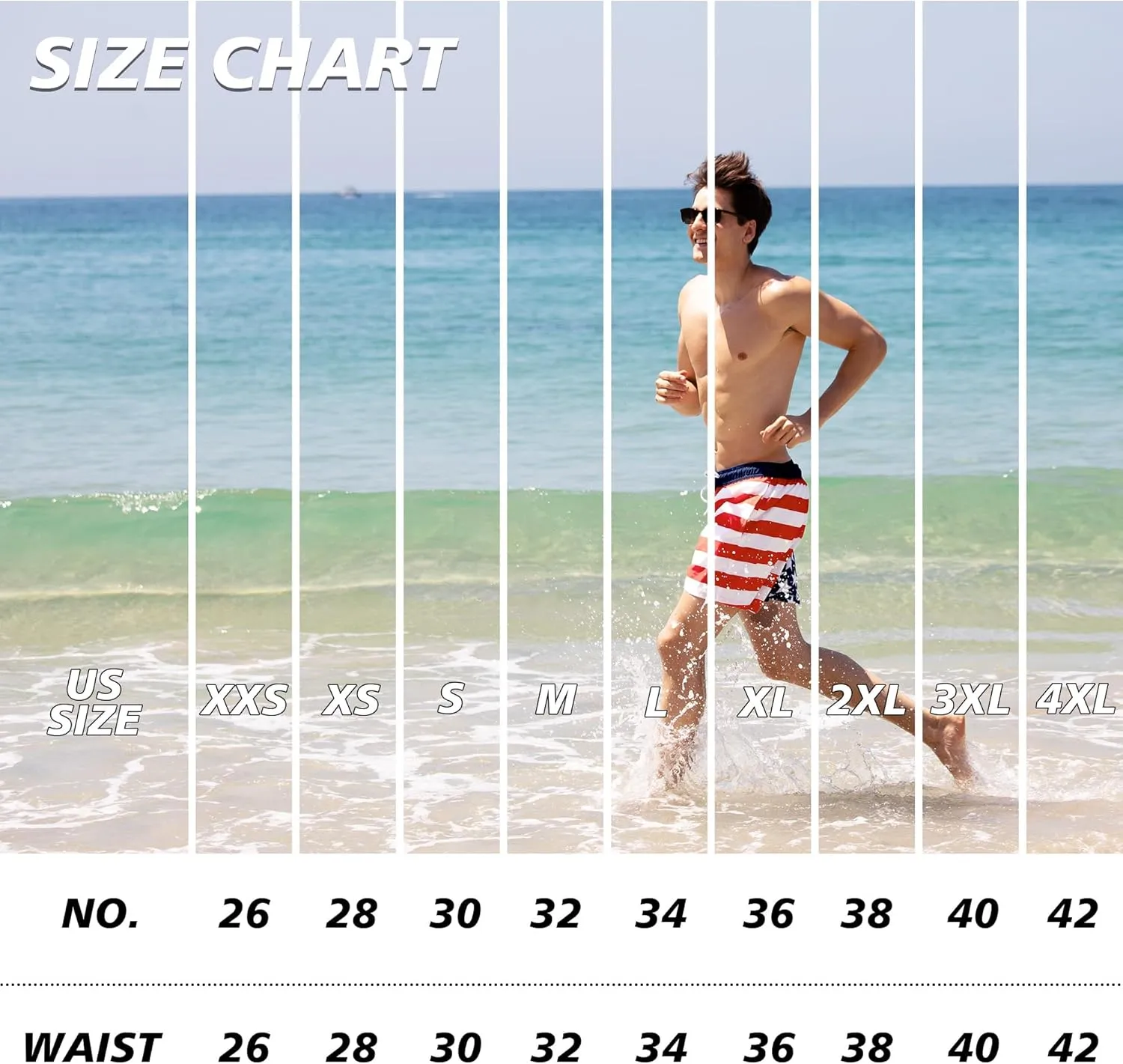 BRISIRA Mens Swim Trunks 5 Inch Compression Liner Beach Swim Shorts Bathing Suit Quick Dry Stretch Drawsting Waist Pockets