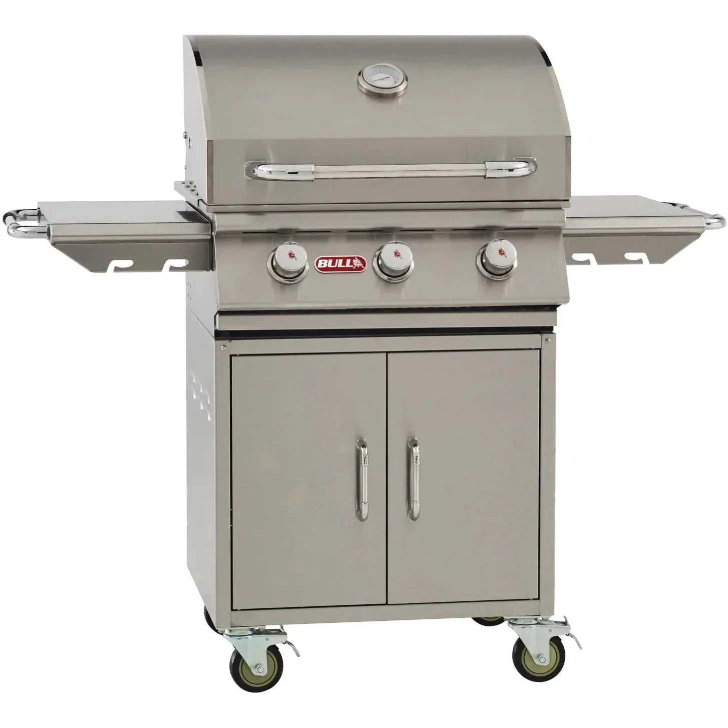 Bull Steer 25" 3-Burner Stainless Steel Natural Gas Grill