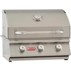 Bull Steer 25" 3-Burner Stainless Steel Natural Gas Grill