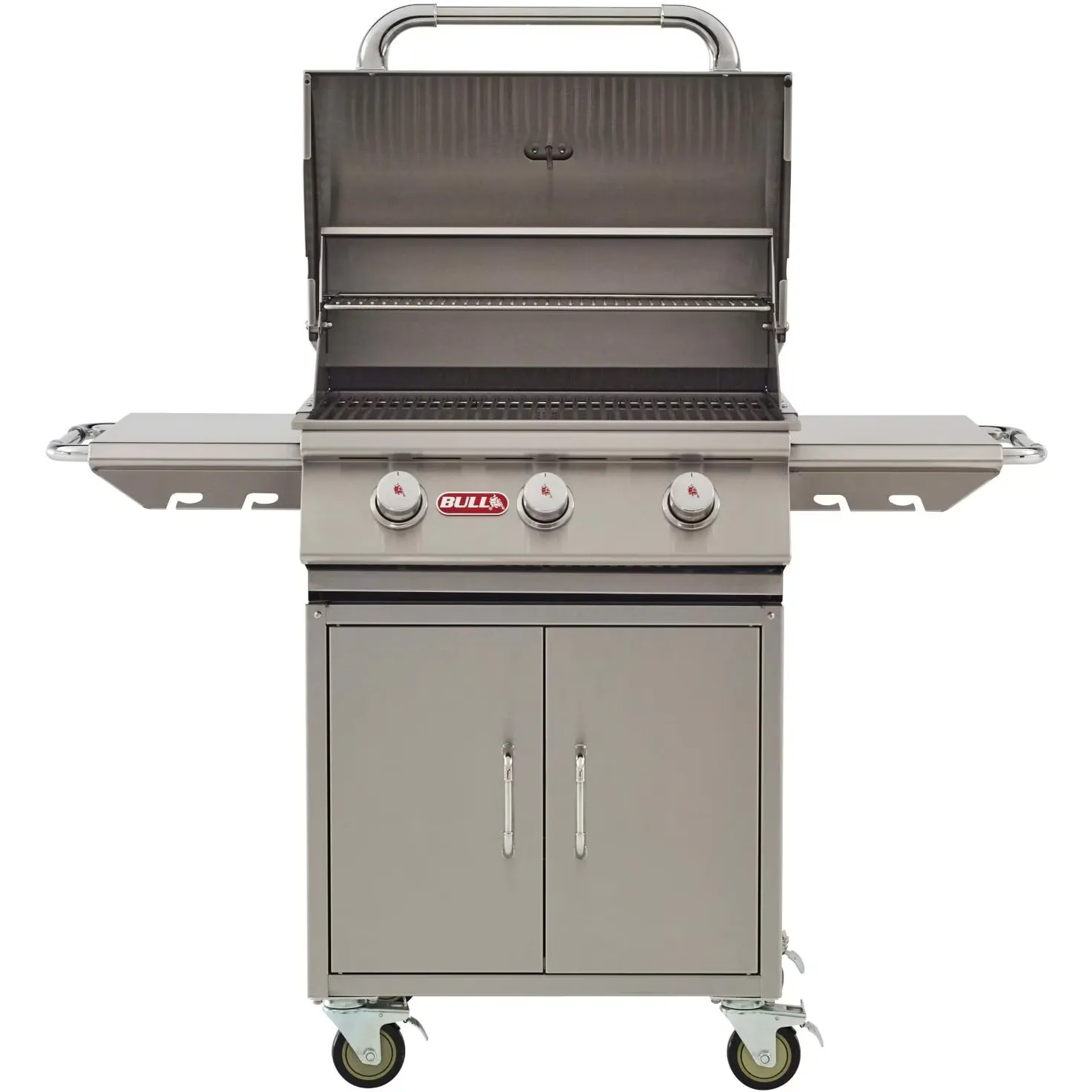 Bull Steer 25" 3-Burner Stainless Steel Natural Gas Grill