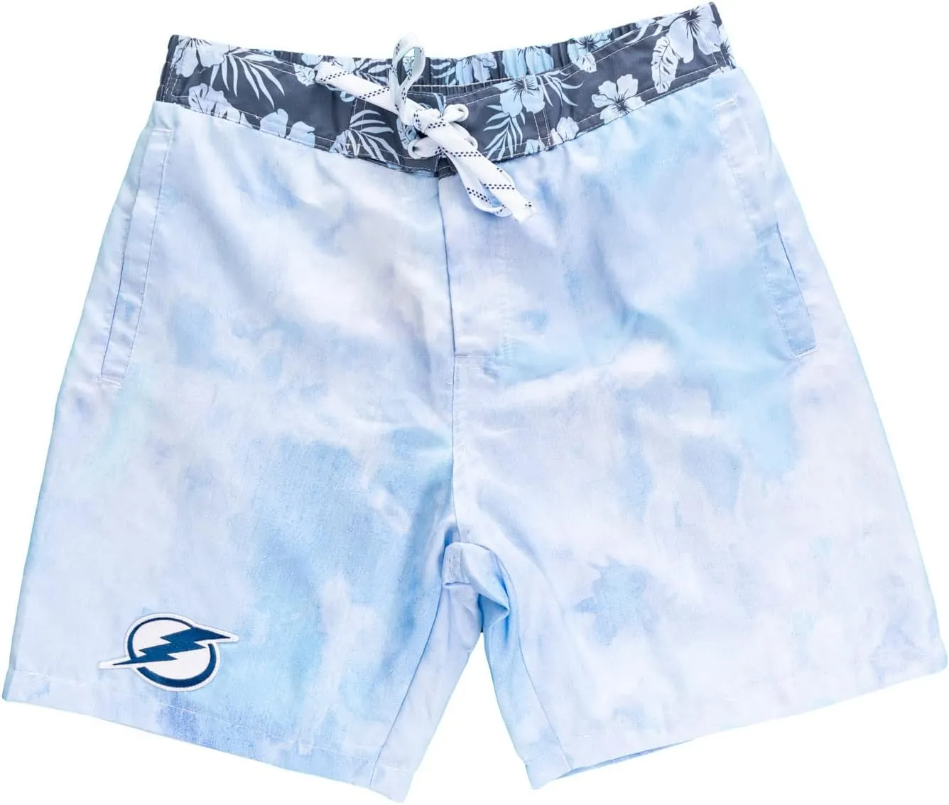 Calhoun NHL Mens Team Logo Watercolor Boardshort Swim Trunk