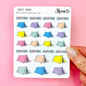 CLEARANCE Camping Tents Stickers