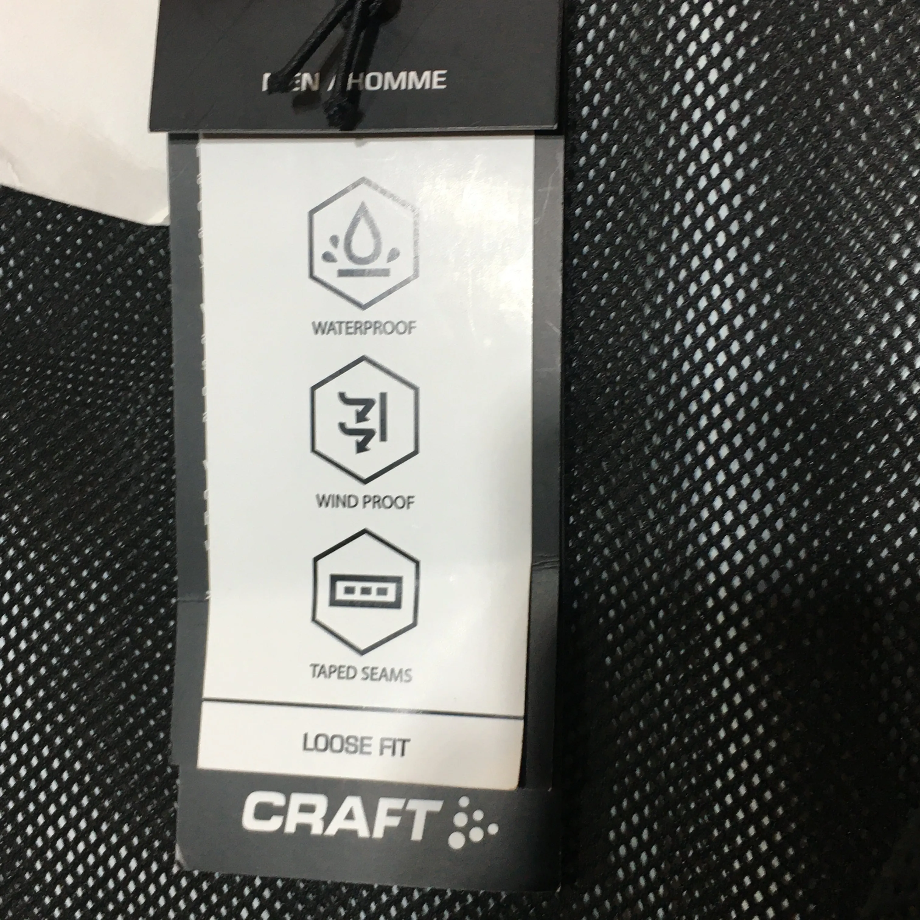 Craft Escape Mens Rain Jacket - Size Medium - Pre-owned - R30009