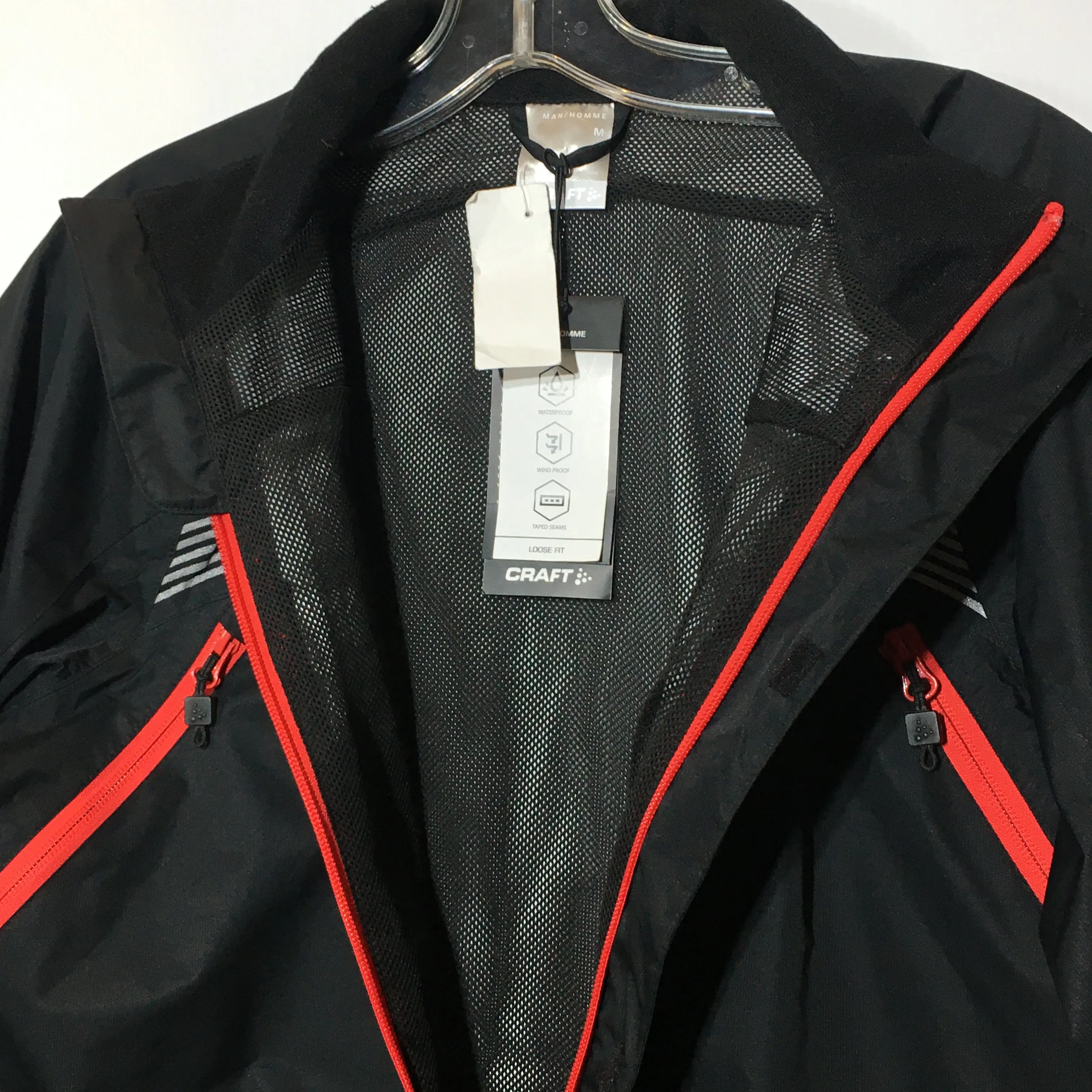 Craft Escape Mens Rain Jacket - Size Medium - Pre-owned - R30009