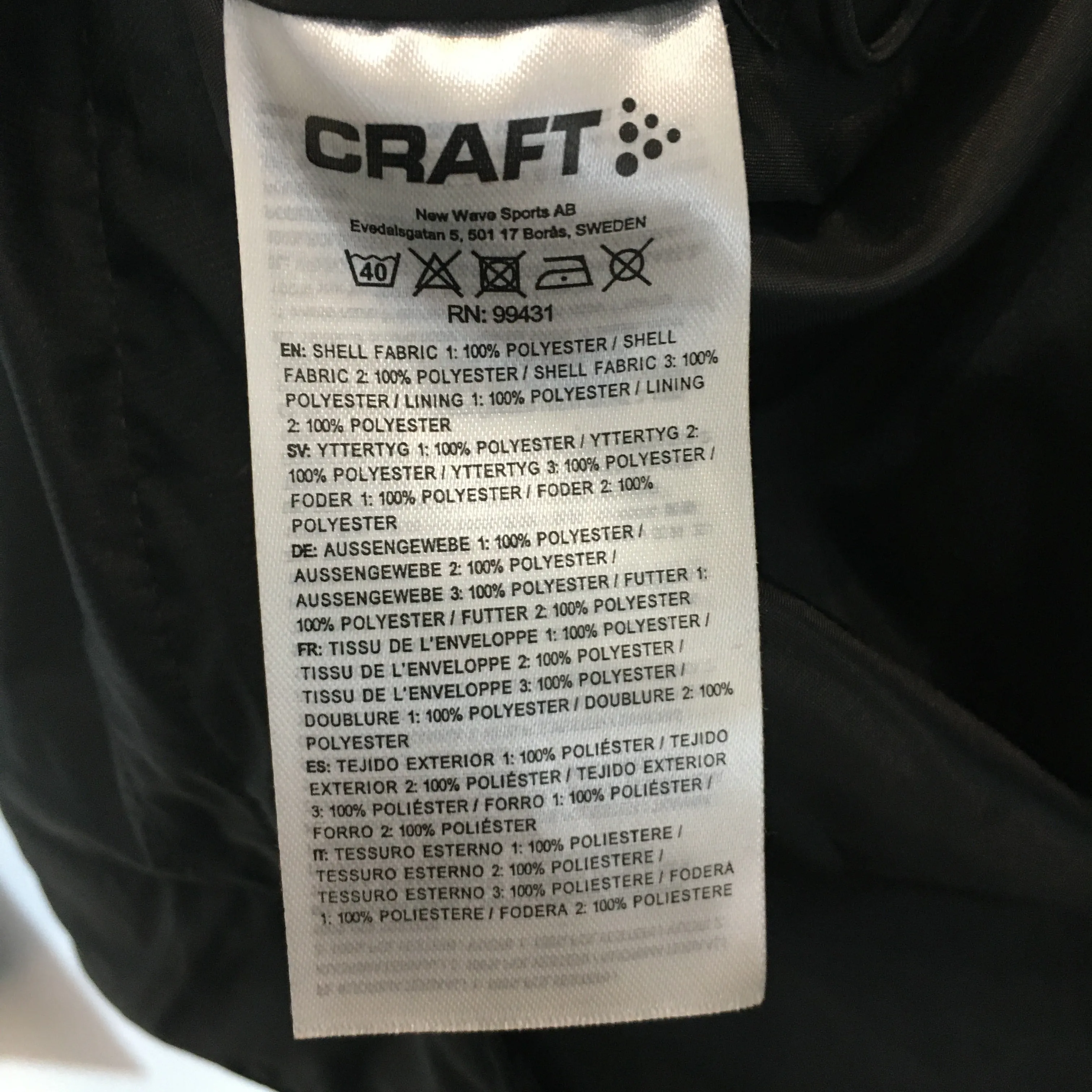 Craft Escape Mens Rain Jacket - Size Medium - Pre-owned - R30009