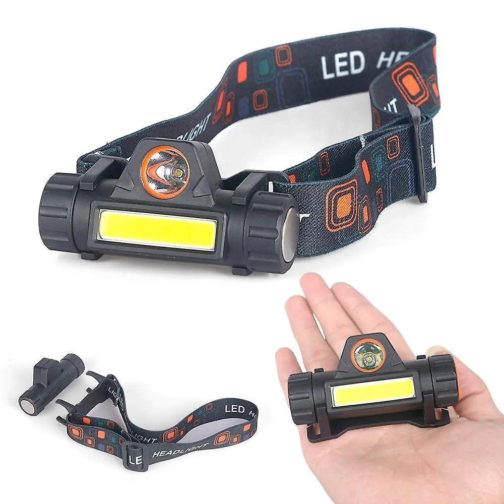 Flashlights Headlamps Portable Powerful Cob Led Headlamp With Usb Rechargeable