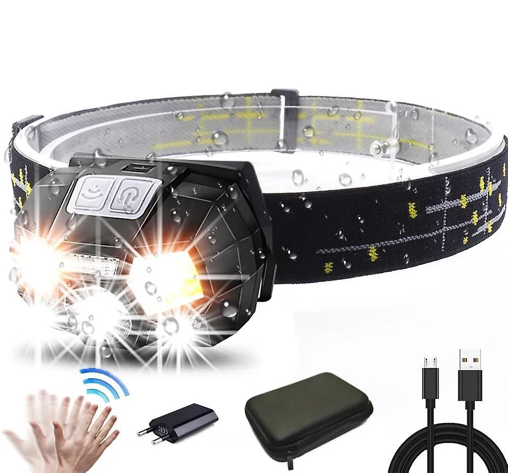 Flashlights Headlamps Rechargeable Body Motion sensor Headlight