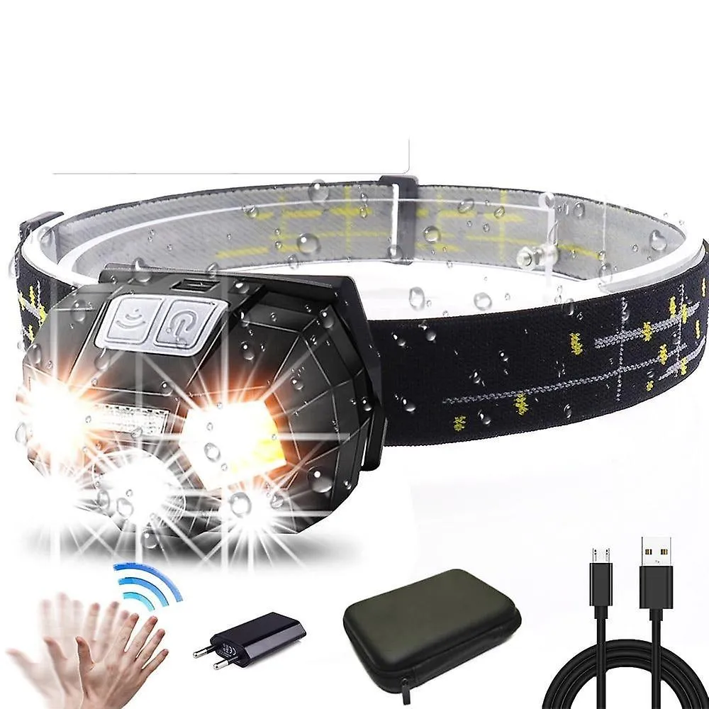 Flashlights Headlamps Rechargeable Body Motion sensor Headlight