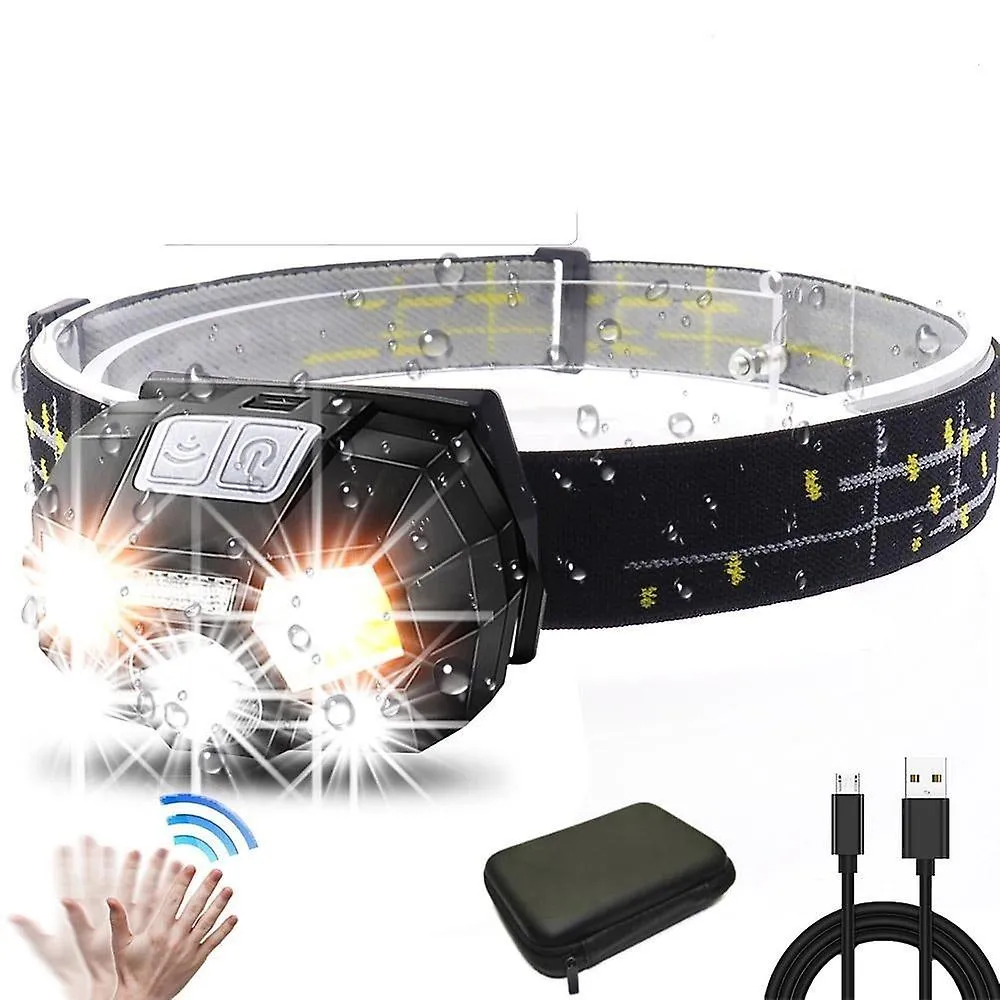 Flashlights Headlamps Rechargeable Body Motion sensor Headlight