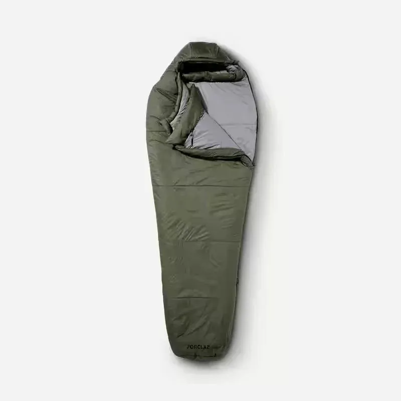 FORCLAZ SLEEPING BAG MT500 KHAKI MEDIUM