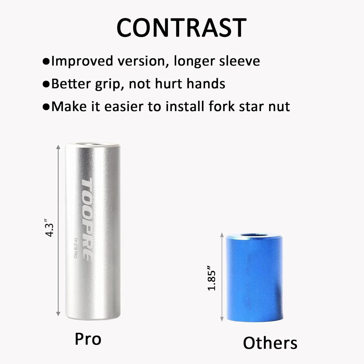GOLDEAL TOOPRE Bicycle Fork Star Nut Setting Installer with Free Spare Special Screw and 1 Free Star Nut for 7/8",1",1-1/8"