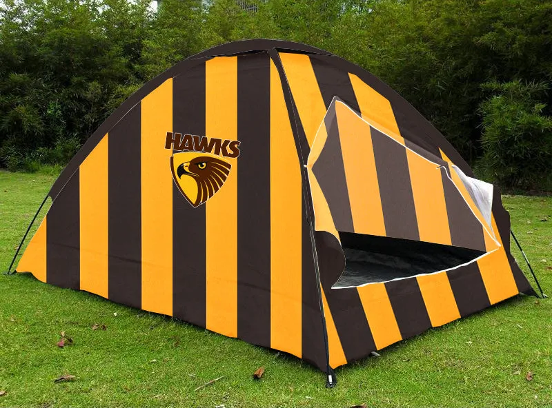 Hawthorn Hawks AFL Camping Dome Tent Waterproof Instant