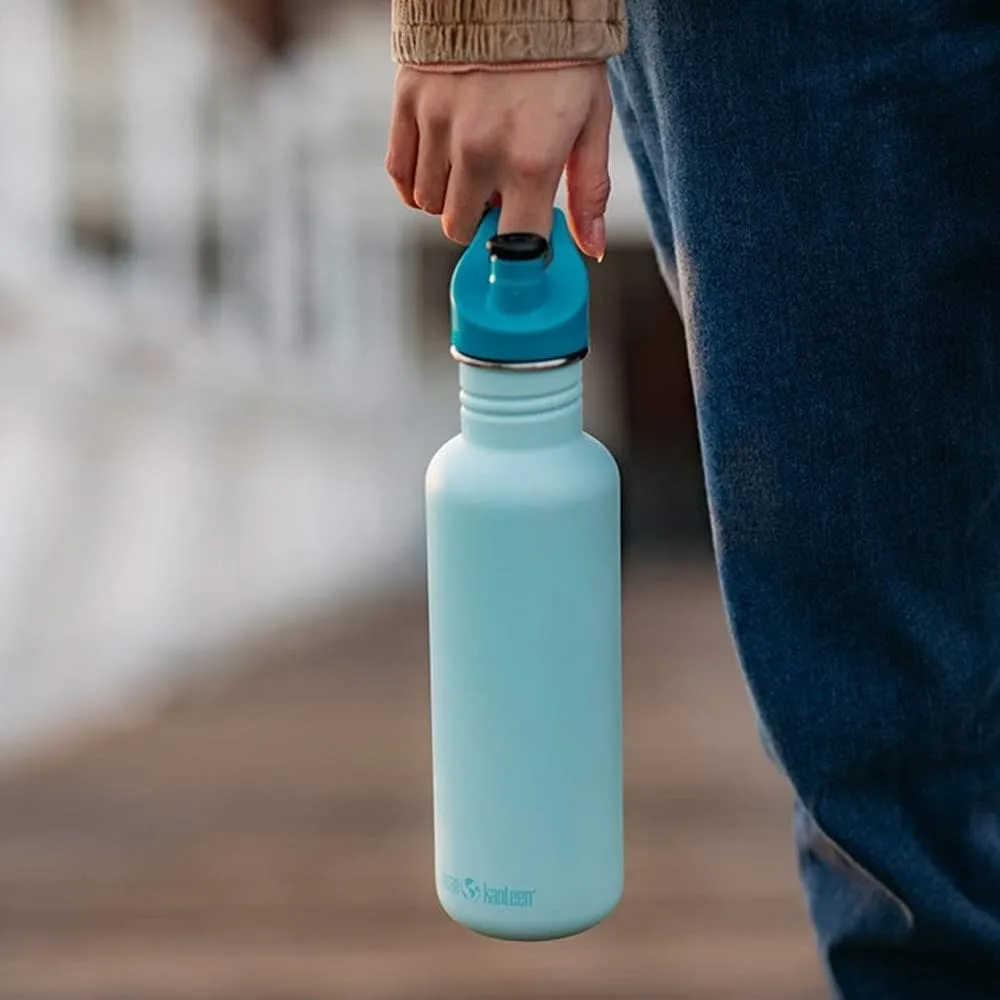 Klean Kanteen 27oz 800ml Classic Water Bottle Sport Cap