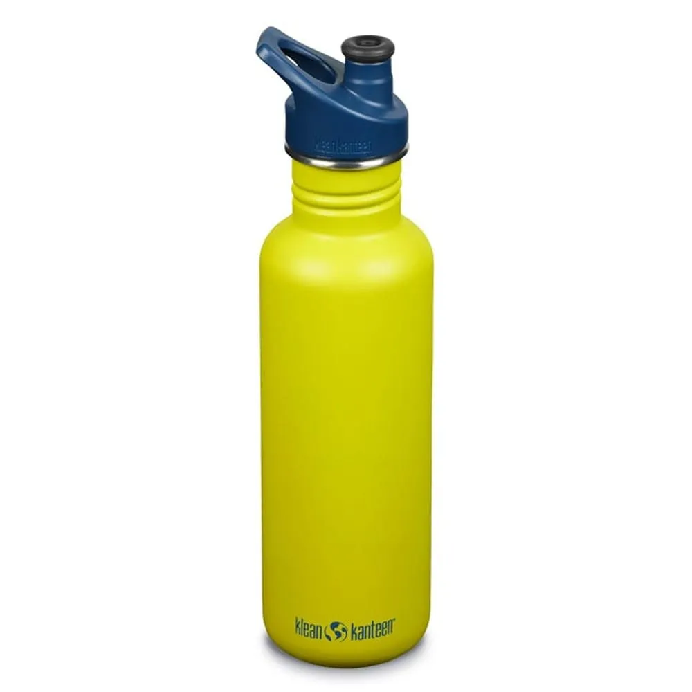 Klean Kanteen 27oz 800ml Classic Water Bottle Sport Cap