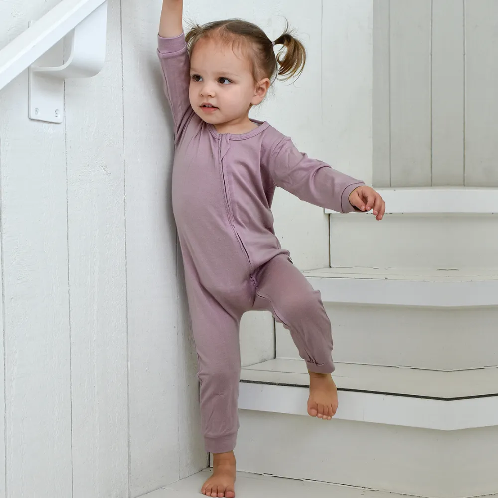 Merino Footless All in One | Rose