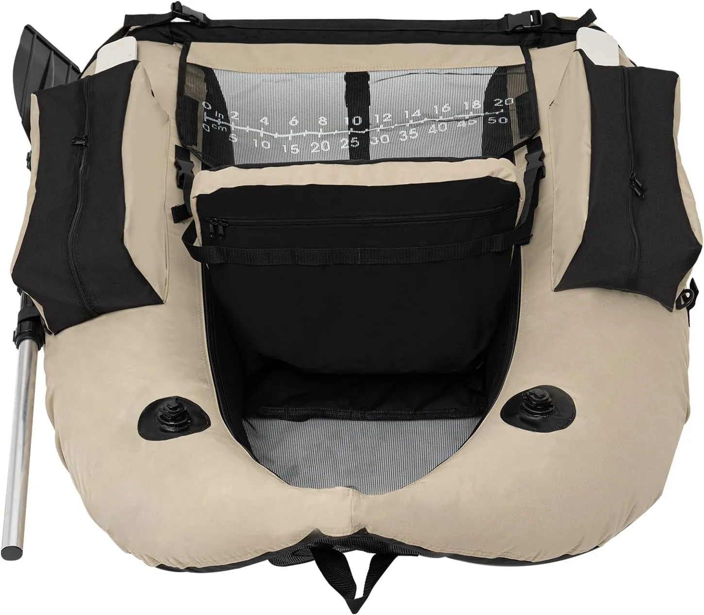 Modern 136105cm Fishing Boat, U-Shaped Inflatable Fishing Boat with Valve Cushions, 286.6lbs Capacity Kayaks Boating Equipment for Fishing Rafting & Exploring | 3 Colors