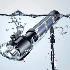 Multi-Functional High Power Emergency Solar Flashlight DB-171