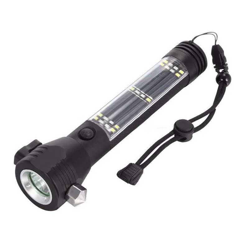 Multi-Functional High Power Emergency Solar Flashlight DB-171