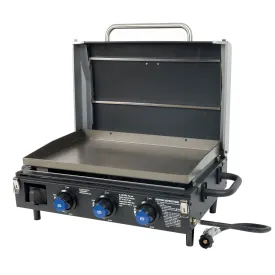 Razor 34.5" Triple Burner Portable Tabletop Outdoor Griddle for Backyard Cooking & Camping