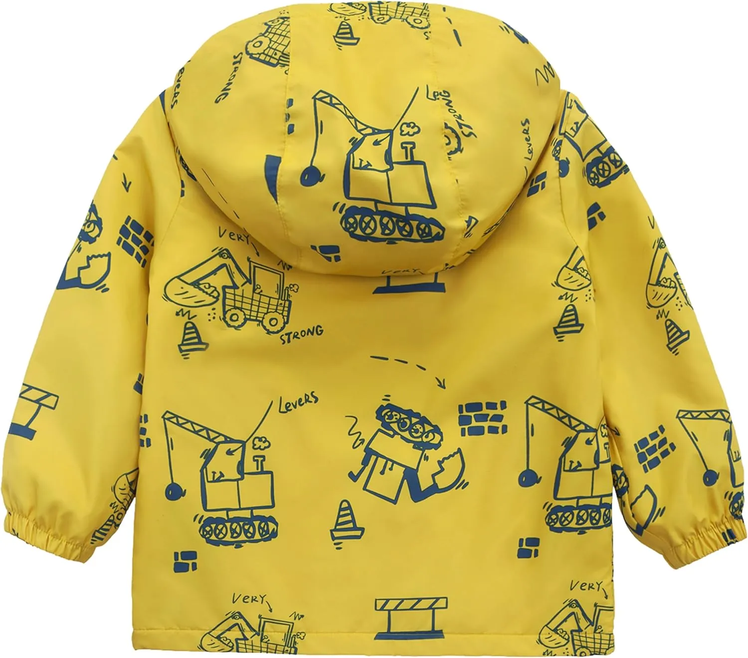 Rokka&Rolla Toddler Boys' Water-Resistant Fleece Lined Windbreaker Transitional Jacket
