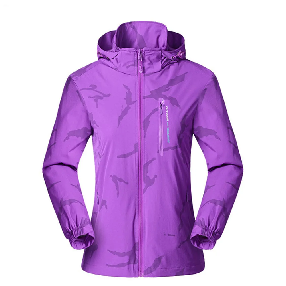 Sidiou Group Unisex Windproof Camouflage Hiking Jackets