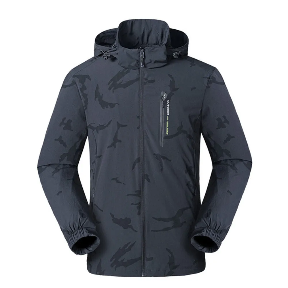 Sidiou Group Unisex Windproof Camouflage Hiking Jackets