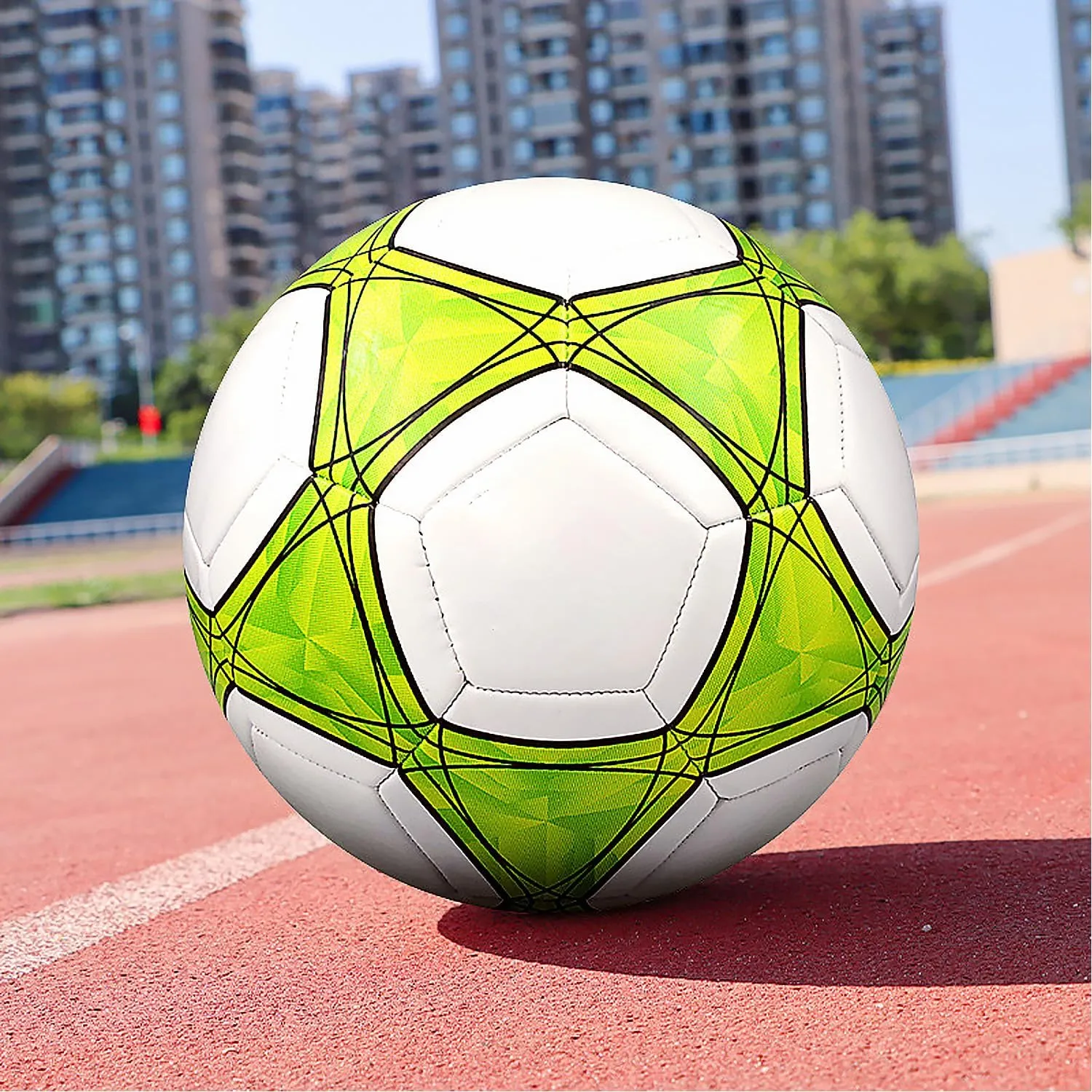 Soccer Ball Size 3,4,5 Soft PU for Practice Training Gift Boys Girls Kid Come with Pump and Needle