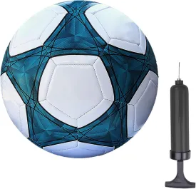 Soccer Ball Size 3,4,5 Soft PU for Practice Training Gift Boys Girls Kid Come with Pump and Needle