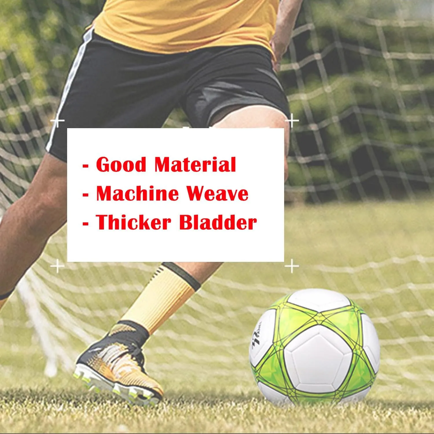 Soccer Ball Size 3,4,5 Soft PU for Practice Training Gift Boys Girls Kid Come with Pump and Needle