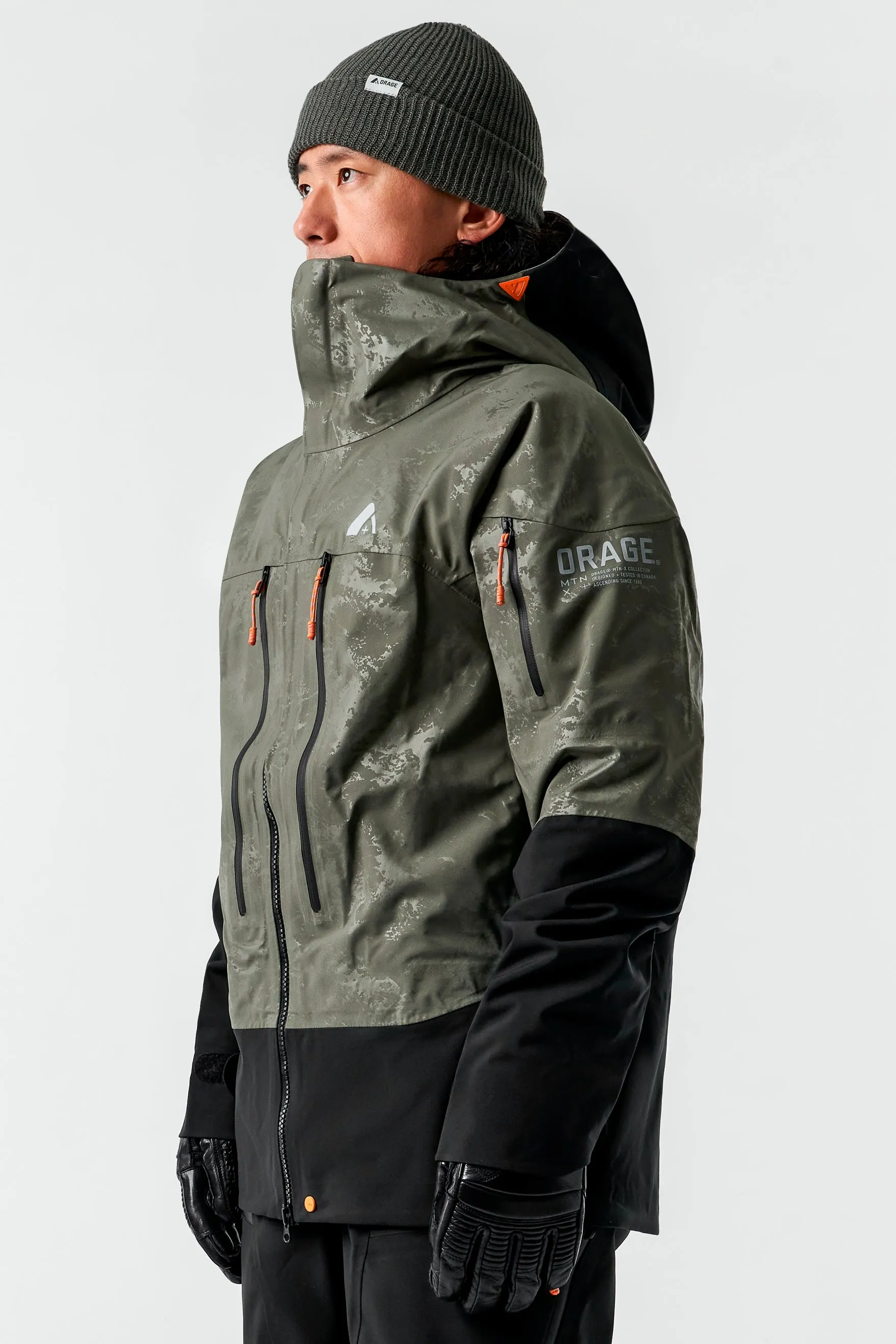 Spurr 3L Jacket-Boreal embossed