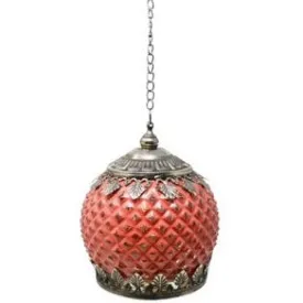 Sumata LED lantern - terracotta