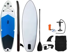 Surfboard Surfboard 215x76x15cm Stand Up Inflatable Paddle Board Fashion with Accessories Fins Adjustab Surf Board Outdoor Recreation