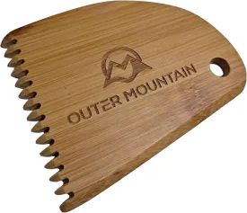 Surfboard Wax Comb - Bamboo Surfboard Wax Scraper & Surf Wax Remover - Surfer Gift