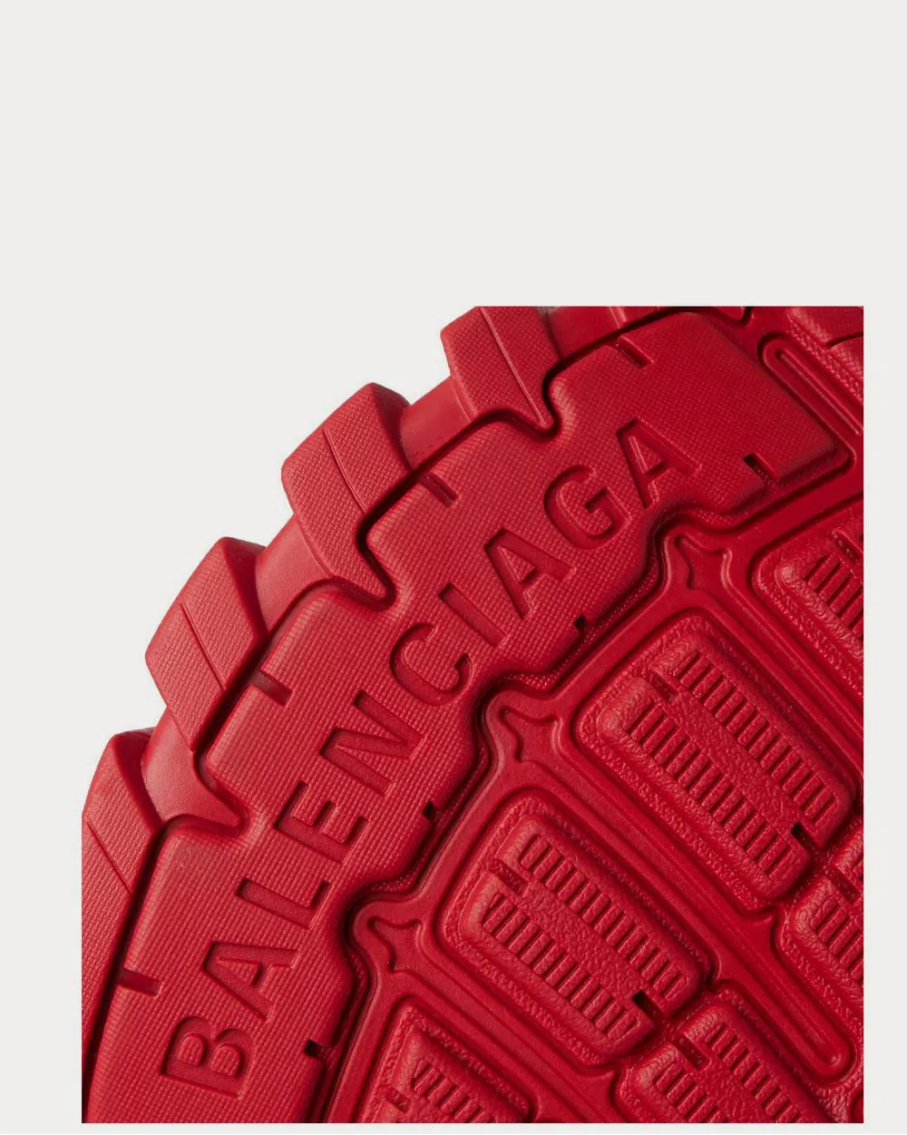 Track Nylon, Mesh and Rubber  Red low top sneakers