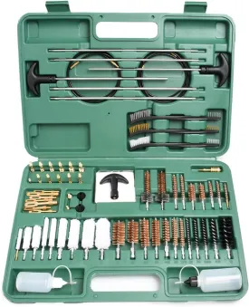 Universal Cleaning Kit for All Guns - Brushes for Pistol, Handgun, Shotgun, Rifle - Elite Brass Rods and Accessories for Men